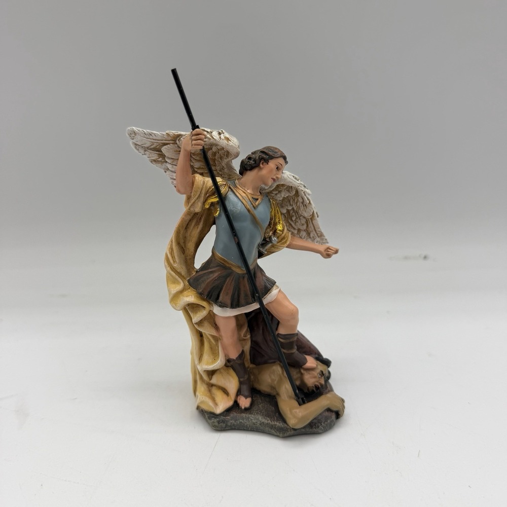 Josephs Studio Roman Inc St Michael Figurine Renaissance Collection 4.75" Tall